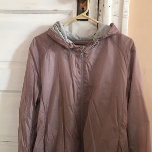 Pale pink Forever 21 windbreaker